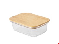Lunchdoos ROSILI M, met bamboe deksel: inhoud ca. 350ml