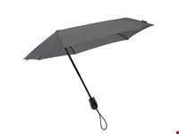 STORMaxi - Arodynamische opvouwbare stormparaplu - Handopening - Windproof -  90 cm - Grijs