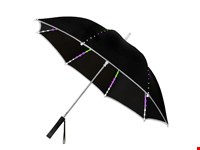 Falcone - LED paraplu - Automaat - Windproof -  104 cm - Zwart