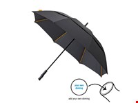 Falcone - Stormparaplu - Automaat - Windproof -  130 cm - Zwart