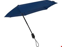 STORMaxi - Arodynamische opvouwbare stormparaplu - Handopening - Windproof -  90 cm - Blauw