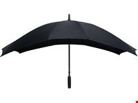 Falcone - Duo paraplu - Handopening - Windproof -  148 cm - Zwart