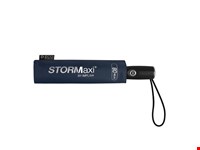 STORMaxi - Arodynamische opvouwbare stormparaplu - Automatisch openen en sluiten - Windproof -  90 cm - Marine blauw