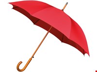 Falcone - Compact - Automaat - Windproof -  102 cm - Rood