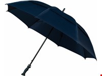 Falcone - Stormparaplu - Handopening - Windproof -  130 cm - Marine blauw