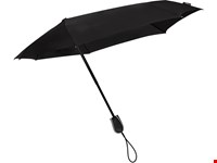 STORMaxi - Arodynamische opvouwbare stormparaplu - Handopening - Windproof -  90 cm - Zwart