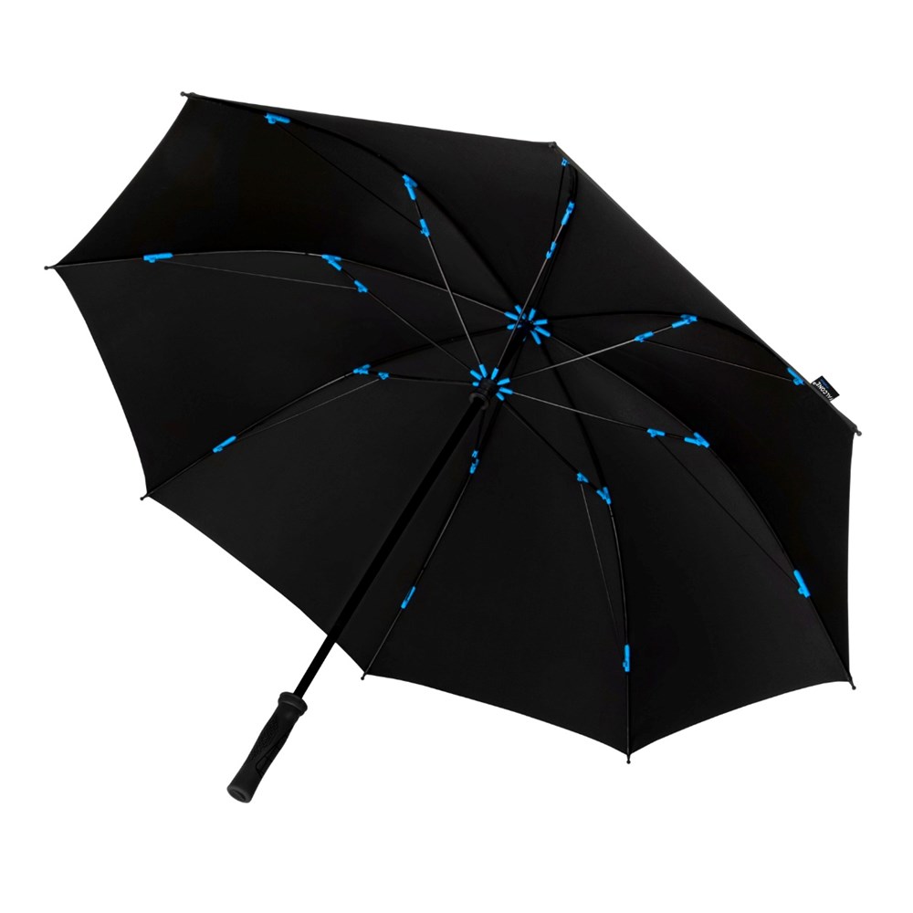 Falcone - ECO - Handopening - Windproof -  130 cm - Zwart
