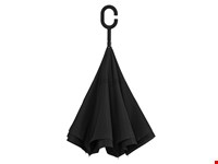 Falconetti - Inside-out - Handopening - Windproof -  105 cm - Zwart / Zwart