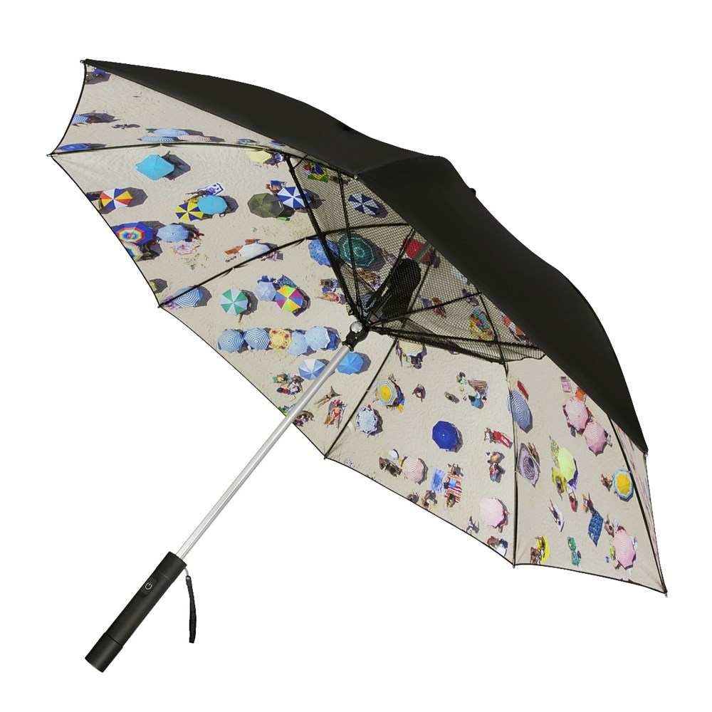 Falcone - Personal Parasol - Handopening - Windproof -  105 cm - Zwart