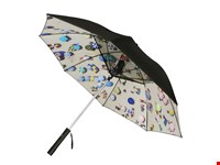 Falcone - Personal Parasol - Handopening - Windproof -  105 cm - Zwart