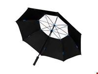Falcone - ECO - Handopening - Windproof -  130 cm - Zwart/wit