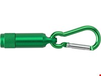 Aluminium mini-zaklamp met karabijnhaak Tracy