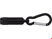 Aluminium mini-zaklamp met karabijnhaak Tracy