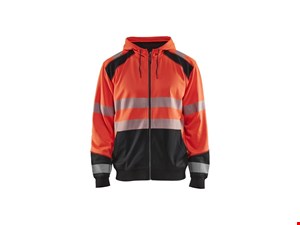 Hooded sweatshirt High Vis