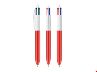 BIC® 4 Colours® balpen + Lanyard