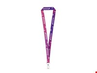 MANILA. Sublimatie lanyard van polyester met karabijnhaak