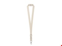 BALLINA. Lanyard van 100% katoen met metalen karabijnhaak