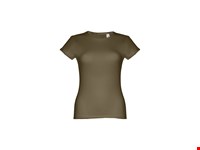 THC SOFIA. Katoenen dames-T-shirt met riem
