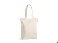 GIRONA. Katoenen (50%), gerecycleerd katoenen (30%) en polyester (20% rPET) tas (220 g/m²)