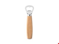 HOLZ. Flessenopener van metaal en hout
