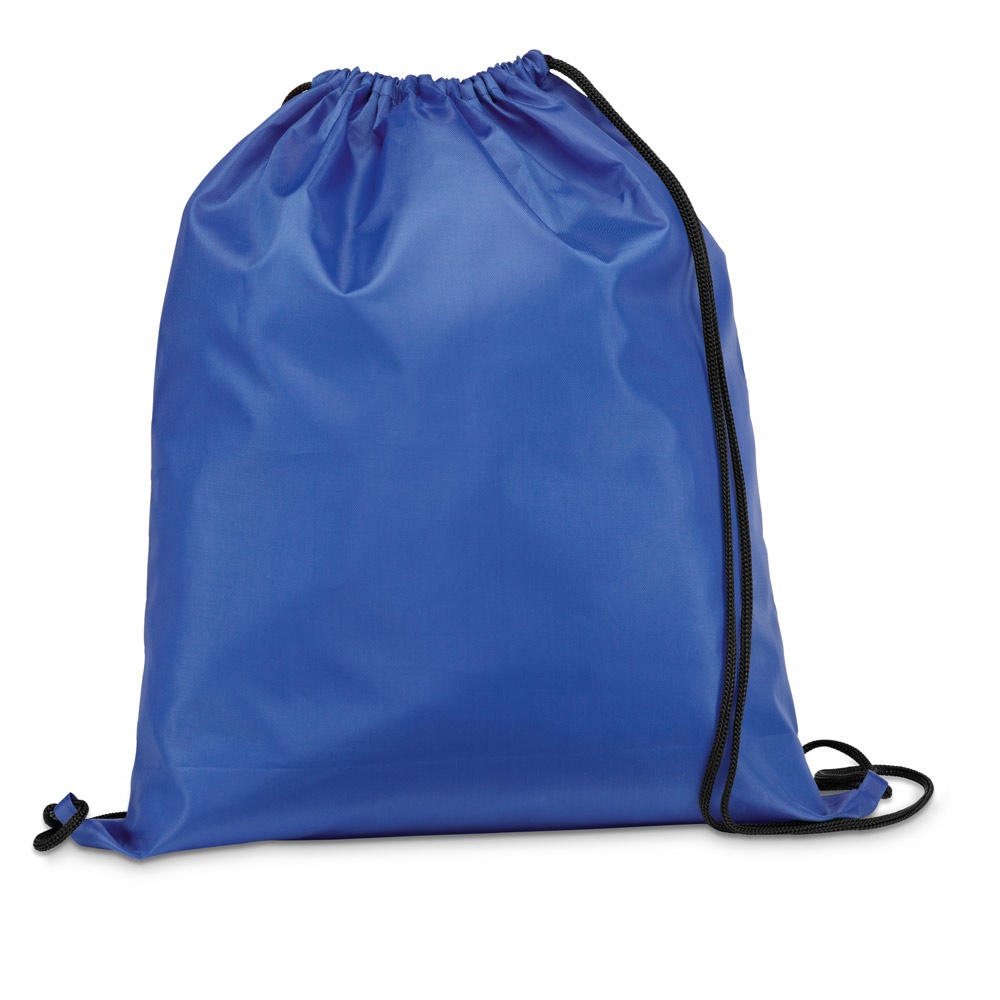CARNABY. 210D rugzak met zwarte trekkoorden