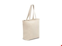 HACKNEY. 100% katoenen tas met rits (280 g/m²)
