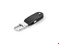 BRAGG 8GB. USB-geheugen met 8 GB in PU en met karabijnhaakclip