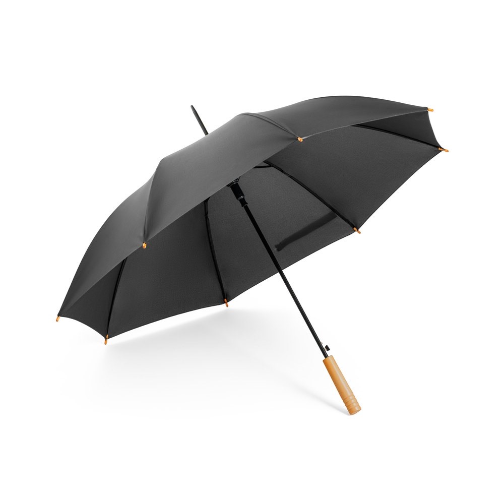 APOLO. Gerecycled polyester (100% rPET) pongee paraplu met automatische opening