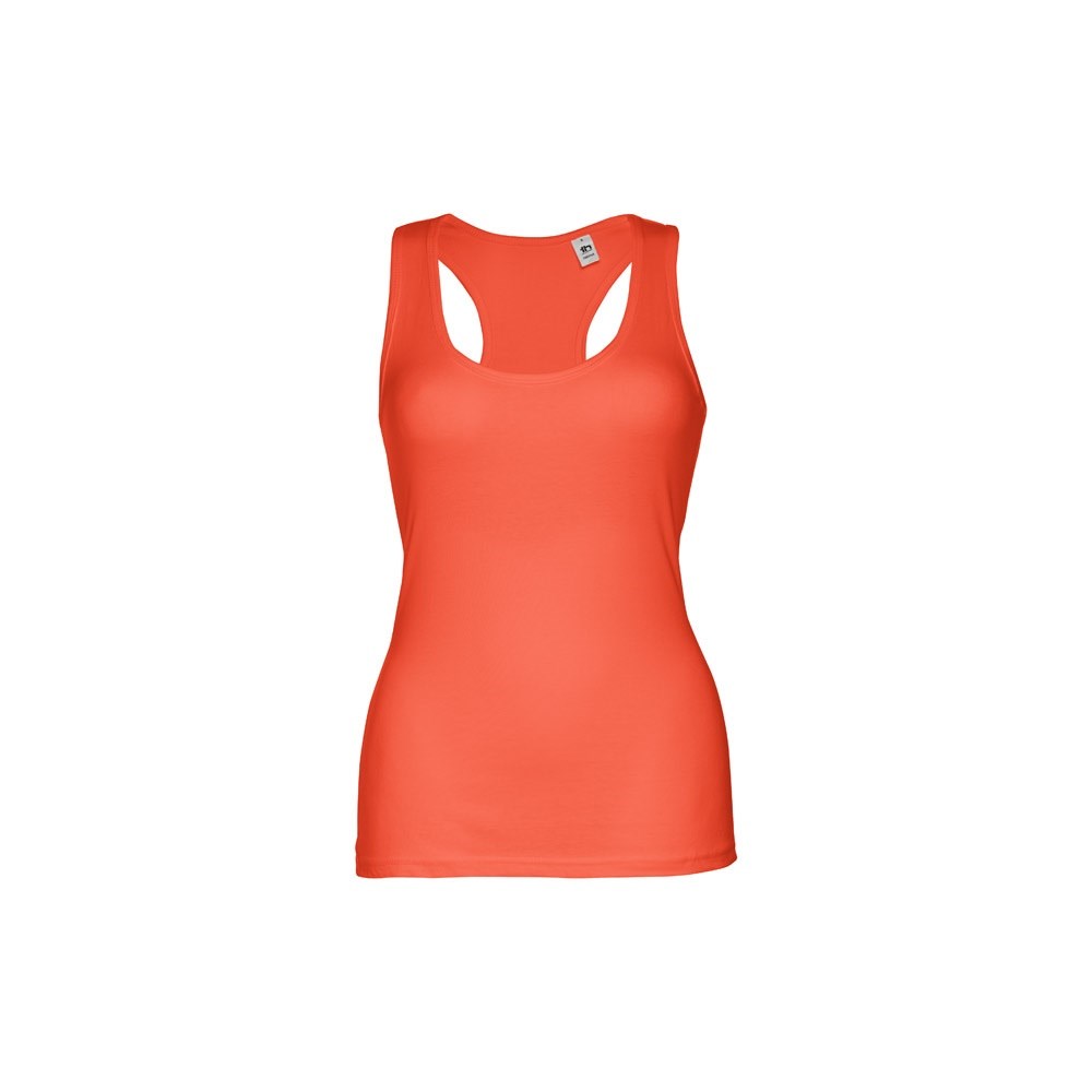 THC TIRANA. Katoenen dames-T-shirt zonder mouwen