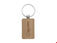 WoodKey Rectangle sleutelhanger