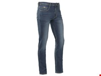 Jason men C41 pant, mid blue stretch denim